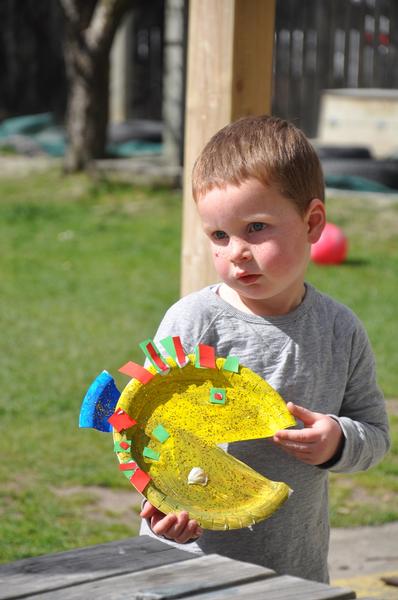 Thomas Den Hollander shows off his Dishy Fishy 